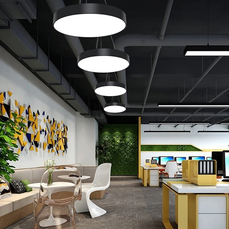 Black White New LED Ultra Durable App Control Lustre Chandelier Lighting Haning Lamps Suspension Luminaire Lampen For Office
Black White New LED Ultra Durable App Control Lustre Chandelier Lighting Haning Lamps Suspension Luminaire Lampen For Office