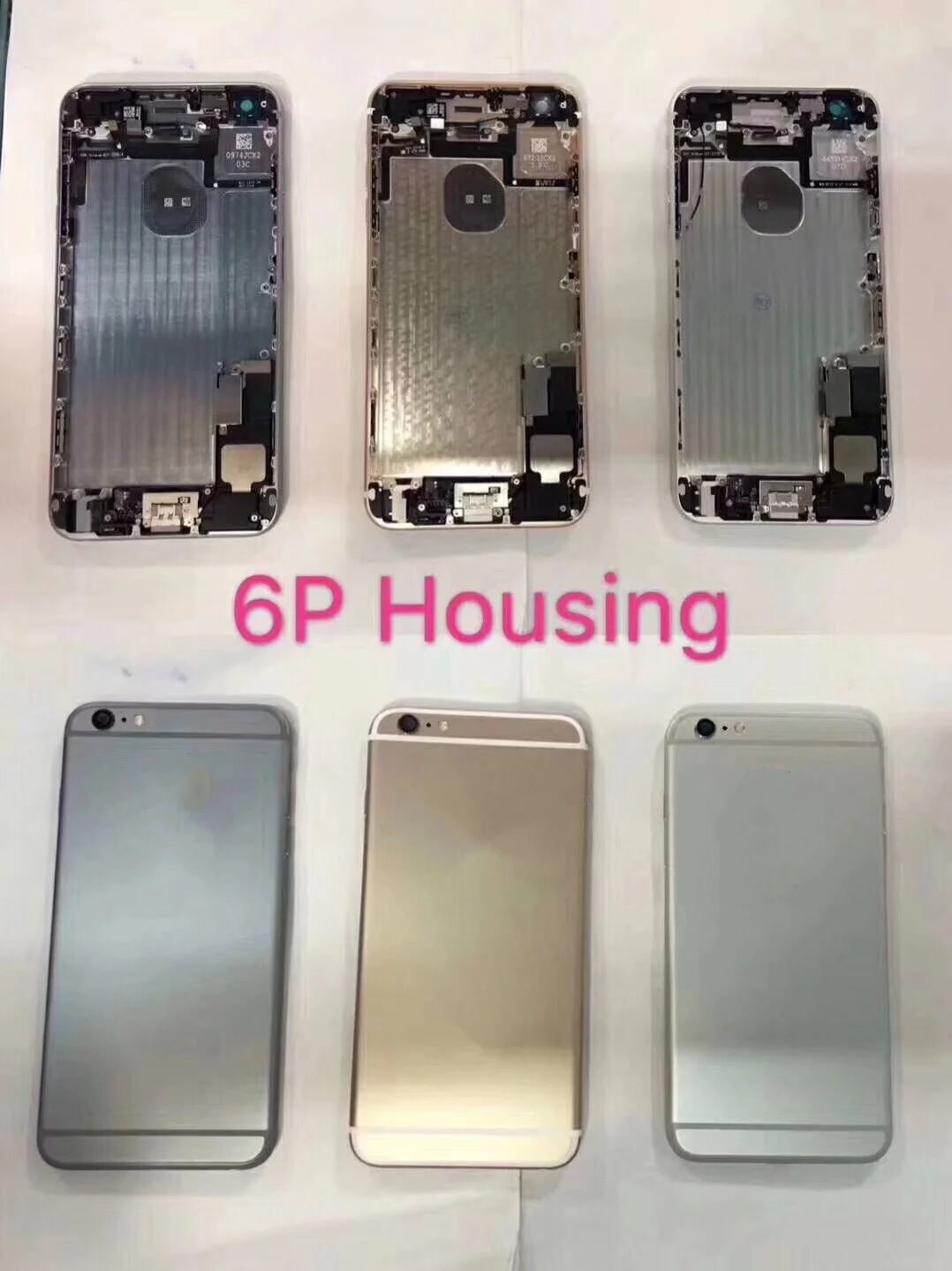 Back Cover Middle Frame Chassis with Flex Cable Assembly for iPhone 6S Plus Rear Housing Middle Frame Chassis for iPhone 6 Plus
Back Cover Middle Frame Chassis with Flex Cable Assembly for iPhone 6S Plus Rear Housing Middle Frame Chassis for iPhone 6 Plus