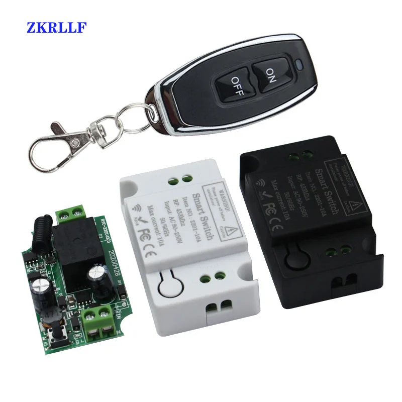 433MHz 110V Lamp Wireless Remote Control Switch ON/OFF 433 MHz 220V Remote Control Receiver Transmitter For Led Lights Bulb DIY
433MHz 110V Lamp Wireless Remote Control Switch ON/OFF 433 MHz 220V Remote Control Receiver Transmitter For Led Lights Bulb DIY