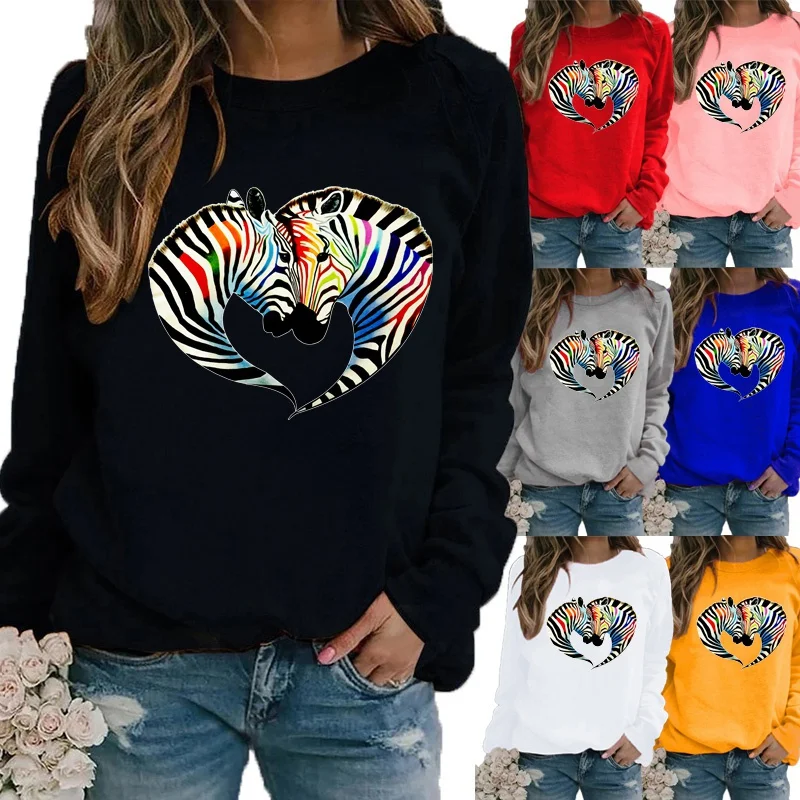 Autumn and Winter Fashion Girls Clothing Printed T-shirt Round Neck Loose Shirt Plus Size Ladies Shirt Motion Long Sleeve
Autumn and Winter Fashion Girls Clothing Printed T-shirt Round Neck Loose Shirt Plus Size Ladies Shirt Motion Long Sleeve