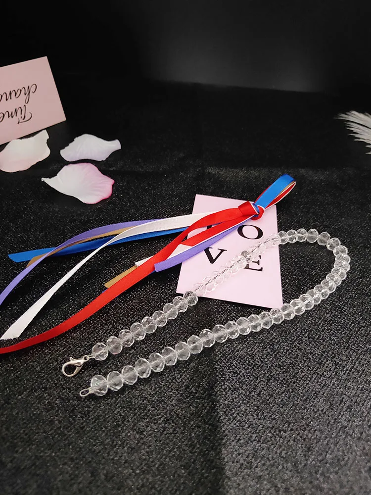 white Crystal Bead Chain for Car Decoration Hanging Christmas Tree Snowflake Ornament Chandelier silk ribbon decoration
white Crystal Bead Chain for Car Decoration Hanging Christmas Tree Snowflake Ornament Chandelier silk ribbon decoration