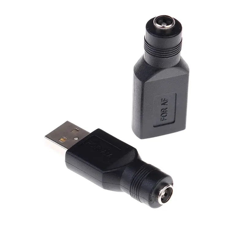 Female Jack To USB 2.0 Male Plug / Female Jack 5V DC Power Plugs Connector Adapter Laptop 5.5*2.1mm Black Color
Female Jack To USB 2.0 Male Plug / Female Jack 5V DC Power Plugs Connector Adapter Laptop 5.5*2.1mm Black Color