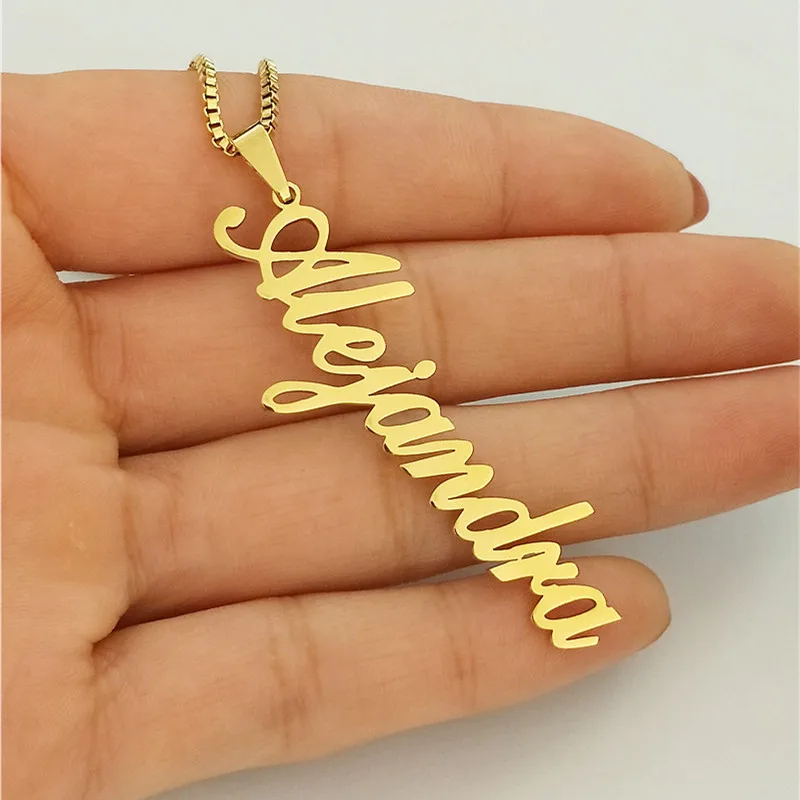 Custom Nameplate Necklace Pendant Women Men Stainless Steel Customized Cursive Nameplate Necklace Handmade New Year Gift
Custom Nameplate Necklace Pendant Women Men Stainless Steel Customized Cursive Nameplate Necklace Handmade New Year Gift