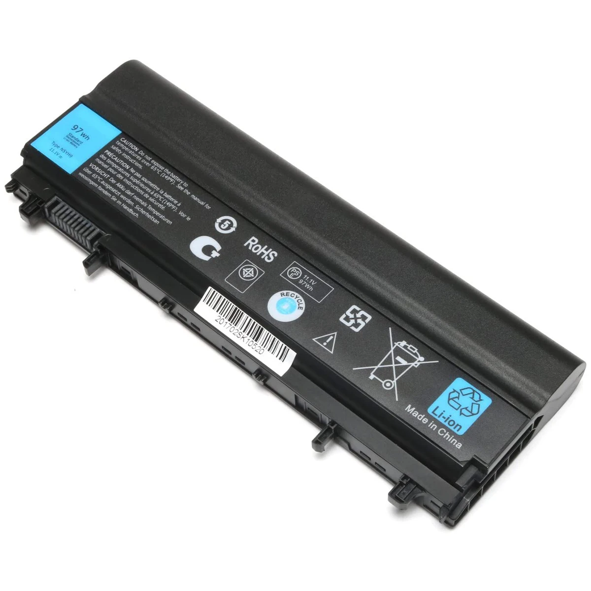 Damaite 9Cells 97Wh New Laptop Battery for Dell Latitude E5440 E5540 N5YH9 FT6D9 3K7J7 M7T5F
Damaite 9Cells 97Wh New Laptop Battery for Dell Latitude E5440 E5540 N5YH9 FT6D9 3K7J7 M7T5F