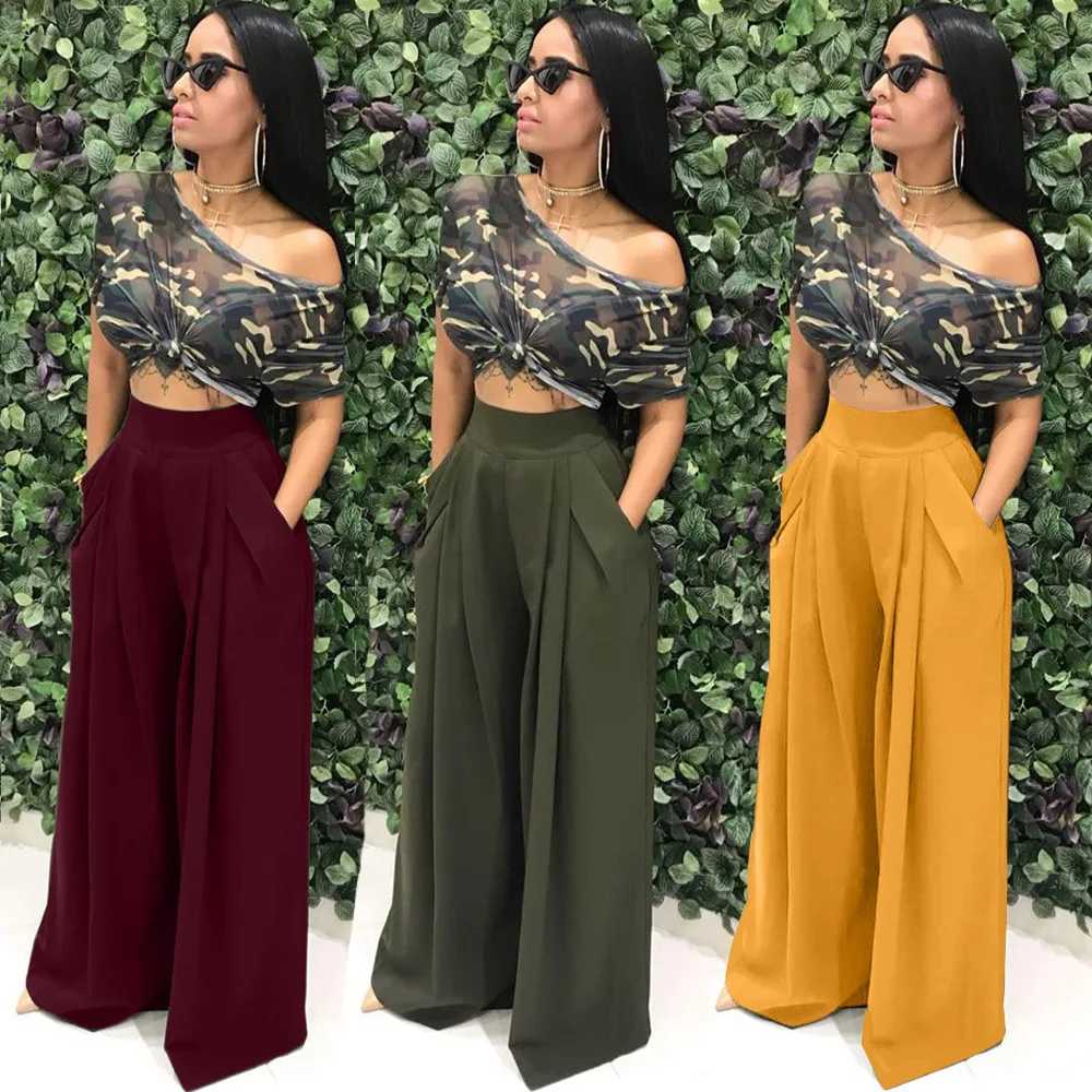 BKLD High Waist Wide Leg Pants Streetwear Casual Fashion Trousers Women 2024 Autumn Solid Color Loose Pant Trousers For Women
BKLD High Waist Wide Leg Pants Streetwear Casual Fashion Trousers Women 2024 Autumn Solid Color Loose Pant Trousers For Women