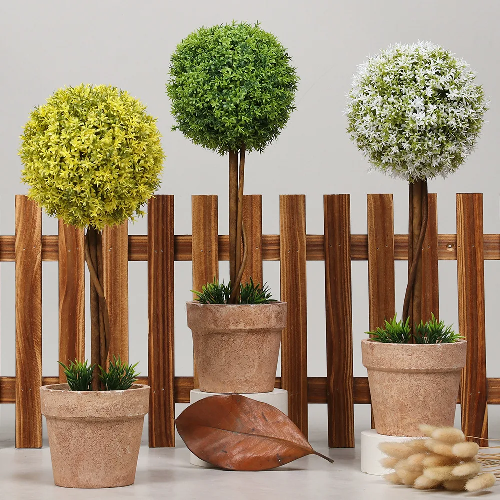 Fake Flower Pot Artificial Flower Plant Simulation Big Ball Plant Home Decoration Wedding Mariage Room Party Garden Table Decor
Fake Flower Pot Artificial Flower Plant Simulation Big Ball Plant Home Decoration Wedding Mariage Room Party Garden Table Decor