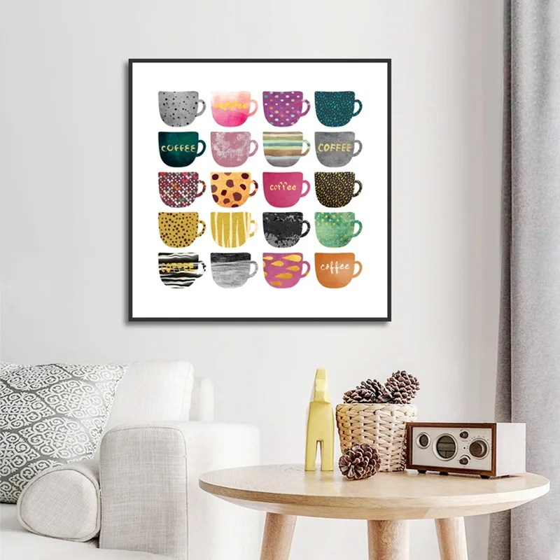 Modern Minimalist Various Colors Of The Cup Poster Art Print Tableware Canvas Painting Picture Home Wall Art Kitchen Decoration
Modern Minimalist Various Colors Of The Cup Poster Art Print Tableware Canvas Painting Picture Home Wall Art Kitchen Decoration