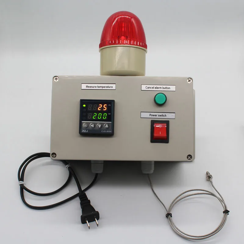 wall hanging type 0-400'C high temperature alarm device with voice warning light alert 6 standards plug version
wall hanging type 0-400'C high temperature alarm device with voice warning light alert 6 standards plug version