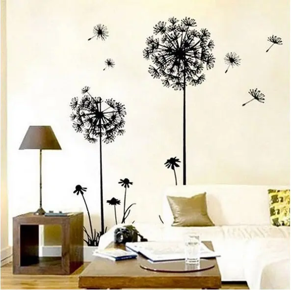 2020 New Hot Fashion Black Dandelion Sitting Room Bedroom Wall Stickers Household Adornment Wall Stickers On The Wall
2020 New Hot Fashion Black Dandelion Sitting Room Bedroom Wall Stickers Household Adornment Wall Stickers On The Wall