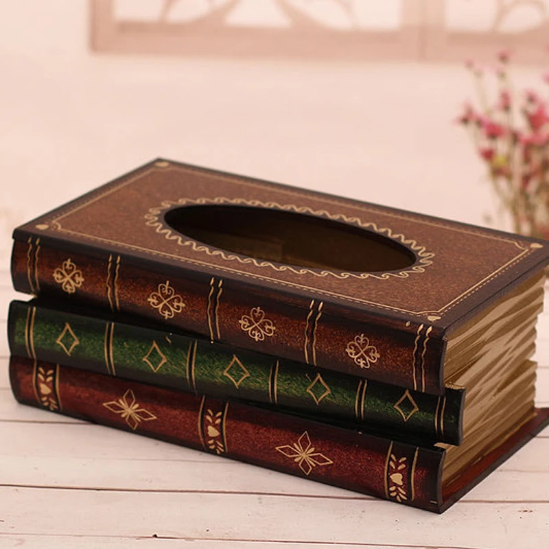 Ретро Европейская имитация книги, коробка для салфеток, деревянная креативная бумажная коробка для хранения, гостиной, ресторана
Ретро Европейская имитация книги, коробка для салфеток, деревянная креативная бумажная коробка для хранения, гостиной, ресторана