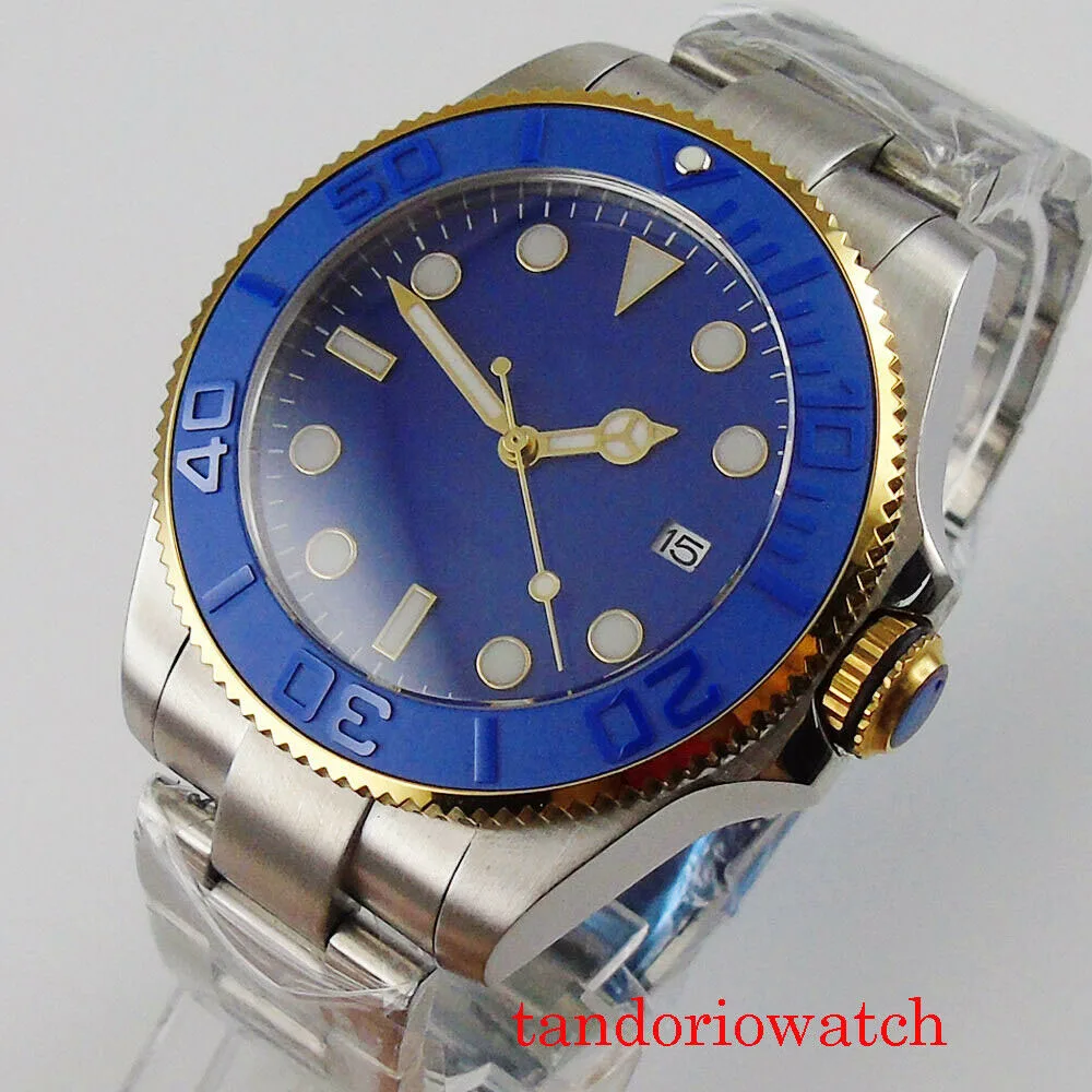 43mm Automatic Men's Watch Miyota 8215 Movement Sapphire Crystal Auto Date Ceramic Rotating Bezel Bracelet
43mm Automatic Men's Watch Miyota 8215 Movement Sapphire Crystal Auto Date Ceramic Rotating Bezel Bracelet