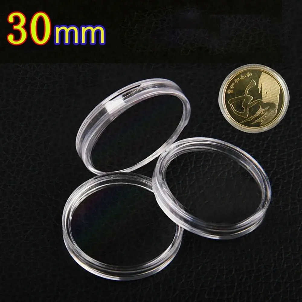 10 Pcs Acrylic 30mm Clear Round Plastic Cases Transparent Collecting Box Exquisite Coin Storage Capsules Holder
10 Pcs Acrylic 30mm Clear Round Plastic Cases Transparent Collecting Box Exquisite Coin Storage Capsules Holder