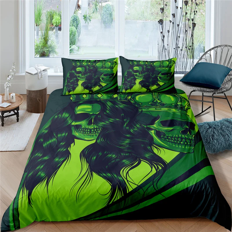 Home Living Luxury Skull King Print 2/3Pcs Soft Duvet Cover PillowCase Queen and King Size Kids Bedding Set EU/US/AU Size
Home Living Luxury Skull King Print 2/3Pcs Soft Duvet Cover PillowCase Queen and King Size Kids Bedding Set EU/US/AU Size