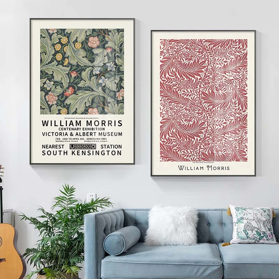 Abstract William Morris Exhibition Vintage Posters Canvas Painting Wall Art Print Picture Living Room Interior Home Decoration
Abstract William Morris Exhibition Vintage Posters Canvas Painting Wall Art Print Picture Living Room Interior Home Decoration