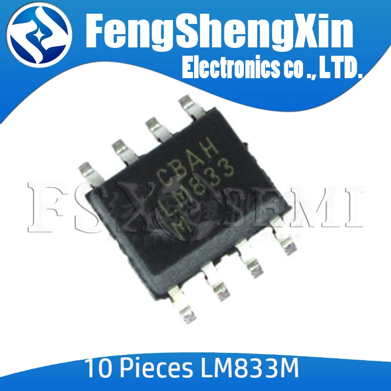 10pcs/lot New LM833 LM833M LM833MX SOP-8 Dual Audio Operational Amplifier IC
10pcs/lot New LM833 LM833M LM833MX SOP-8 Dual Audio Operational Amplifier IC