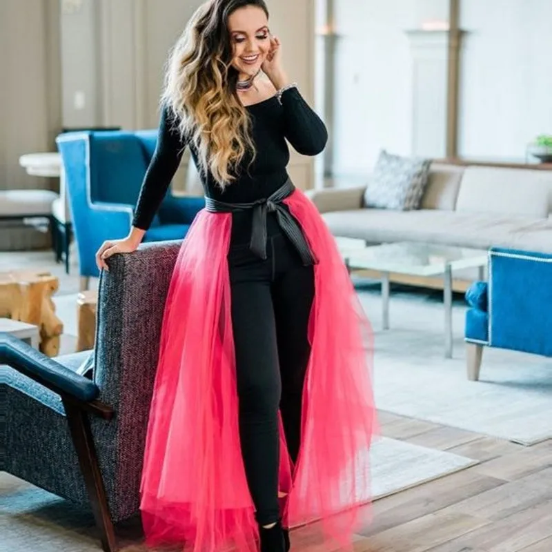 2020 Tulle Wrap Skirts For Women With Black Ribbon Sash Bow Long Tulle Detachable Train Tulle Skirt Custom Made
2020 Tulle Wrap Skirts For Women With Black Ribbon Sash Bow Long Tulle Detachable Train Tulle Skirt Custom Made
