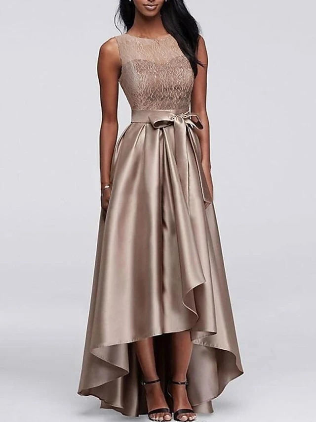 High Low Mother of the Bride Dress Bow Plus Size Elegant Vintage Top Lace Floor Length Satin 2025 Groom Party Gown
High Low Mother of the Bride Dress Bow Plus Size Elegant Vintage Top Lace Floor Length Satin 2025 Groom Party Gown