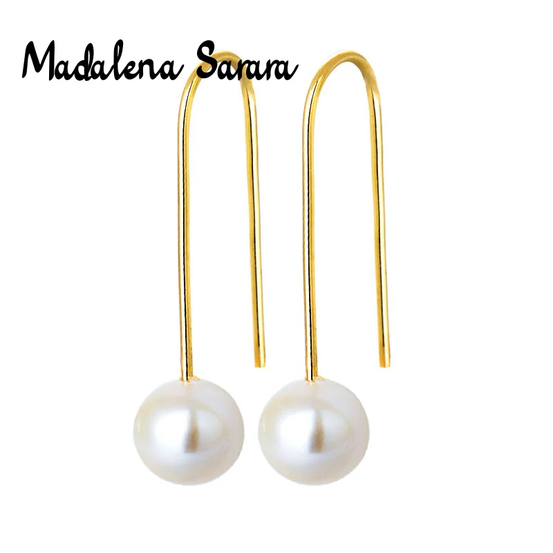 MADALENA SARARA 18K Gold Heart Style Saltwater Pearl Women Earring Akoya Pearl Round Shape
MADALENA SARARA 18K Gold Heart Style Saltwater Pearl Women Earring Akoya Pearl Round Shape
