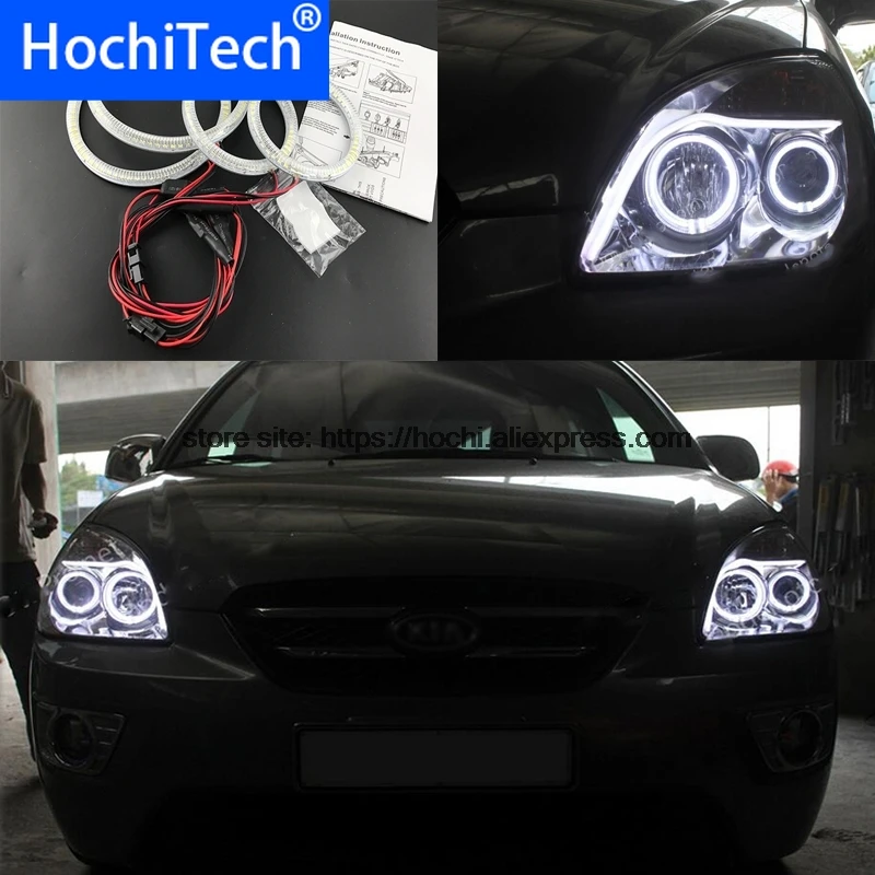 HochiTech ультра яркий SMD белый фотоэлемент с ангельскими глазами 2006 люмен комплект колец дневные ходовые строительные ДХО для Kia Carens Rondo 2011-
HochiTech ультра яркий SMD белый фотоэлемент с ангельскими глазами 2006 люмен комплект колец дневные ходовые строительные ДХО для Kia Carens Rondo 2011-