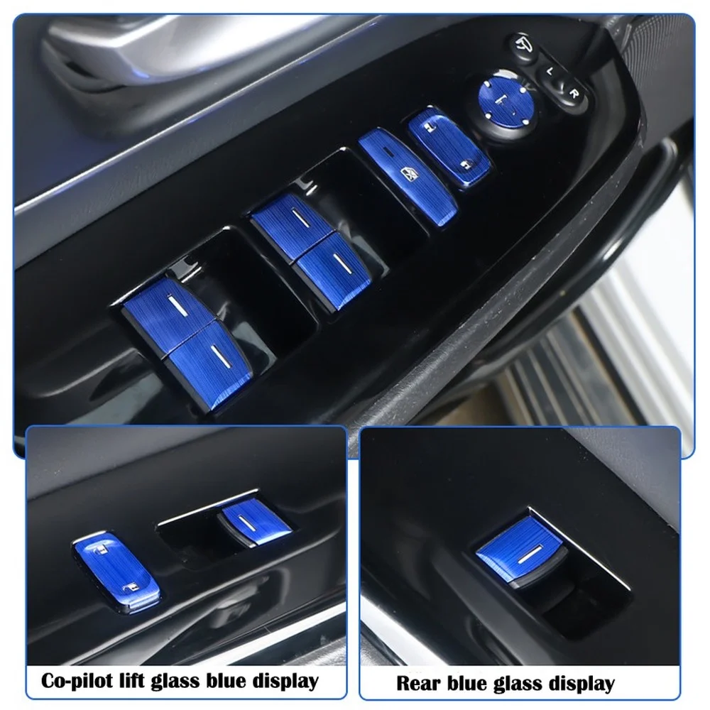 11Pcs Aluminum Alloy Window Glass Lift Switch Button Decoration Sticker Cover Trim For Honda CRV CR-V 2017-2021 Modified Parts
11Pcs Aluminum Alloy Window Glass Lift Switch Button Decoration Sticker Cover Trim For Honda CRV CR-V 2017-2021 Modified Parts