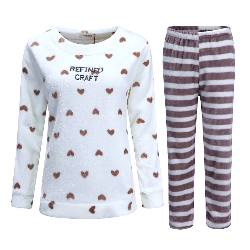 H5981 Women Warm Pajamas Suit Autumn Winter Thick Flannel Home Clothes Long Sleeve Coral Velvet Korean Student Lovely Nightwear
H5981 Women Warm Pajamas Suit Autumn Winter Thick Flannel Home Clothes Long Sleeve Coral Velvet Korean Student Lovely Nightwear