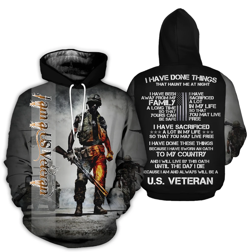 PLstarCosmos 3DPrint Newest Army Veteran Art Unique Men/Women Premium Harajuku Casual Streetwear Hoodies/Zip/Sweatshirt Style-1
PLstarCosmos 3DPrint Newest Army Veteran Art Unique Men/Women Premium Harajuku Casual Streetwear Hoodies/Zip/Sweatshirt Style-1