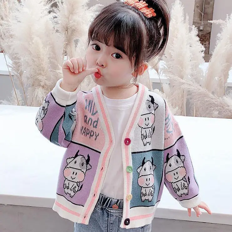 Girl's Cardigan Sweater 2022 New Spring and Autumn Children's Trendy Coat Baby Girls' Knitwear Autumn Clothing
Girl's Cardigan Sweater 2022 New Spring and Autumn Children's Trendy Coat Baby Girls' Knitwear Autumn Clothing