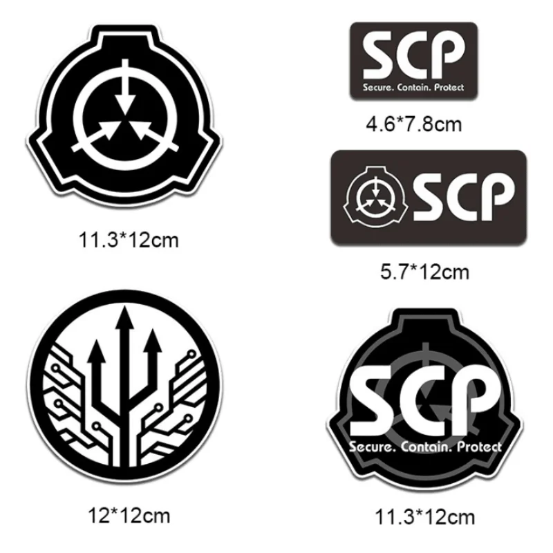 5pcs / set of the SCP foundation sticker Automobile motorcycle helmet skateboard luggage compartment computer PVC sticker
5pcs / set of the SCP foundation sticker Automobile motorcycle helmet skateboard luggage compartment computer PVC sticker