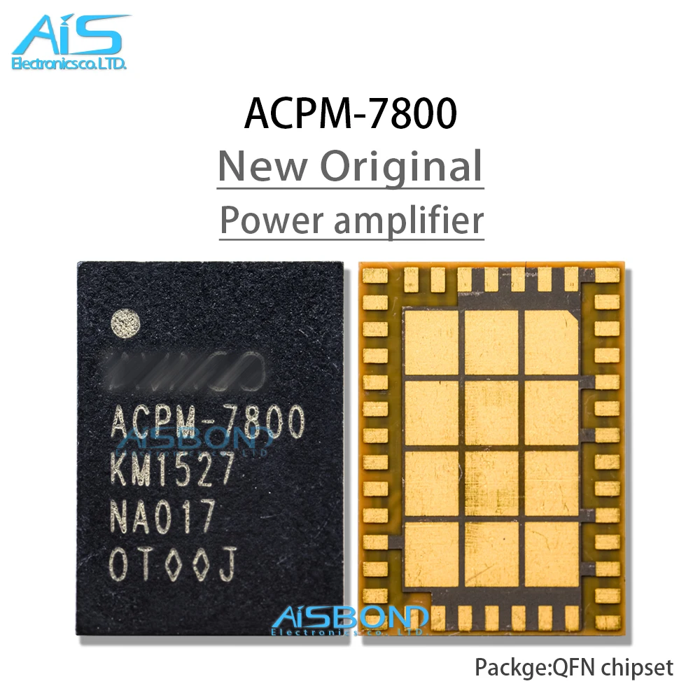 2 шт./лот ACPM-7800 ACPM7800 ACPM 7800 PA IC для Xiaomi 6 Note4 усилитель мощности IC сигнальный модуль чип
2 шт./лот ACPM-7800 ACPM7800 ACPM 7800 PA IC для Xiaomi 6 Note4 усилитель мощности IC сигнальный модуль чип