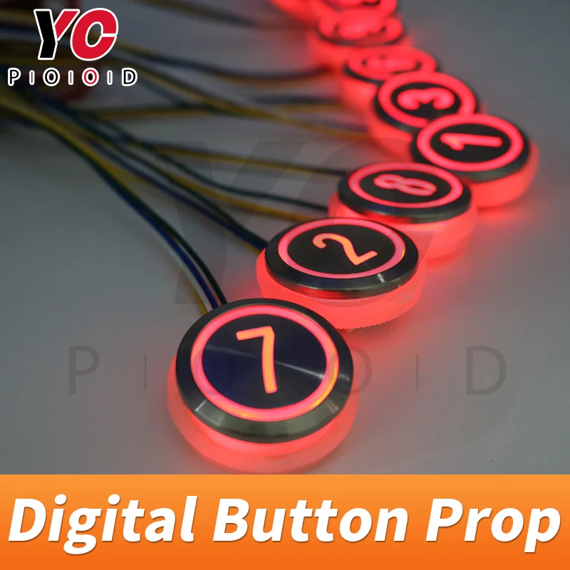 Sequence Digital Metal Buttons Prop Escape Room Press Button Prop Room Escape Elements Elevator Button
Sequence Digital Metal Buttons Prop Escape Room Press Button Prop Room Escape Elements Elevator Button