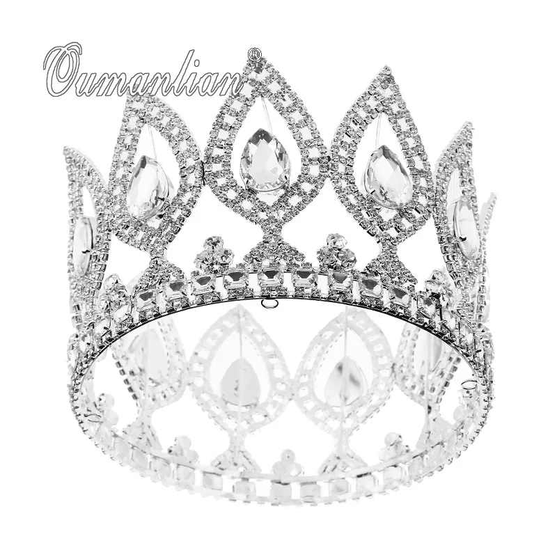 New Luxury Vintage Crystal Big Wedding Crown Bridal Tiara Party Show Pageant Hair Accessories Full Rhinestone Claw chain E131
New Luxury Vintage Crystal Big Wedding Crown Bridal Tiara Party Show Pageant Hair Accessories Full Rhinestone Claw chain E131