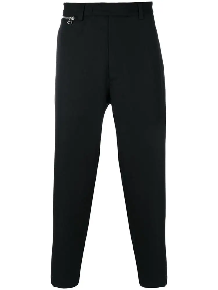 Men's new casual large size fashion designer's casual pants zipper splicing design simple urban youth nine cent pants
Men's new casual large size fashion designer's casual pants zipper splicing design simple urban youth nine cent pants