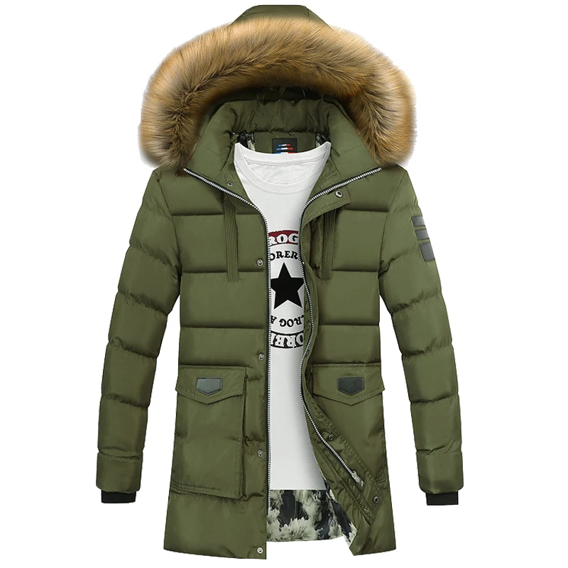 Men's Winter Fur Collar Down Parka Thick Warm Men Long Padded Jacket Puffer Hooded Coat Homme Chaquetas Hombre Plus Size 4XL
Men's Winter Fur Collar Down Parka Thick Warm Men Long Padded Jacket Puffer Hooded Coat Homme Chaquetas Hombre Plus Size 4XL
