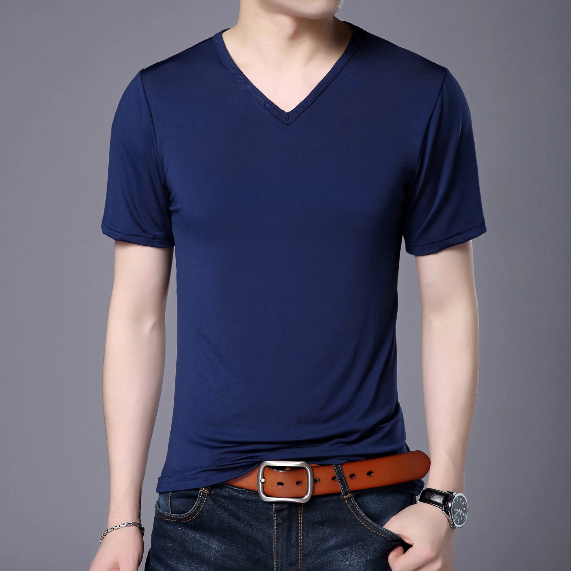 MRMT 2024 Brand Summer New Mens Short Sleeved T-Shirt Leisure Pure Color Men T Shirt Wear Youth V Collar Tshirt Tops For Male
MRMT 2024 Brand Summer New Mens Short Sleeved T-Shirt Leisure Pure Color Men T Shirt Wear Youth V Collar Tshirt Tops For Male