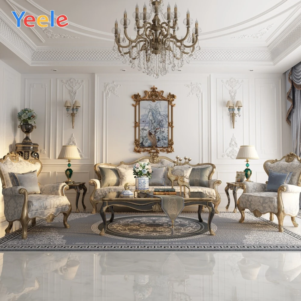Living Room Sofa Chandelier Interior Wedding Photocall Backdrop Photography Background For Photo Studio Vinyl Photophone Shoot
Living Room Sofa Chandelier Interior Wedding Photocall Backdrop Photography Background For Photo Studio Vinyl Photophone Shoot
