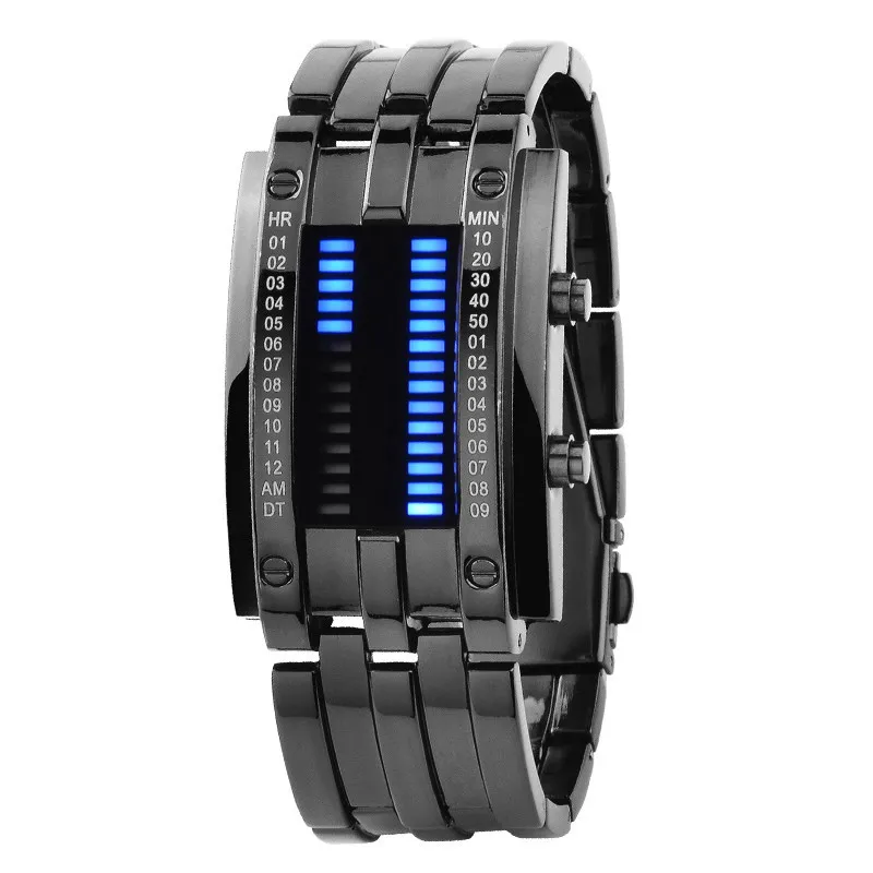 Men Watch 50m Waterproof Lava Watch Double Row Lamp Led Watch Male Fashion Steel Band Electronic Sport Watch Relogios Masculino
Men Watch 50m Waterproof Lava Watch Double Row Lamp Led Watch Male Fashion Steel Band Electronic Sport Watch Relogios Masculino