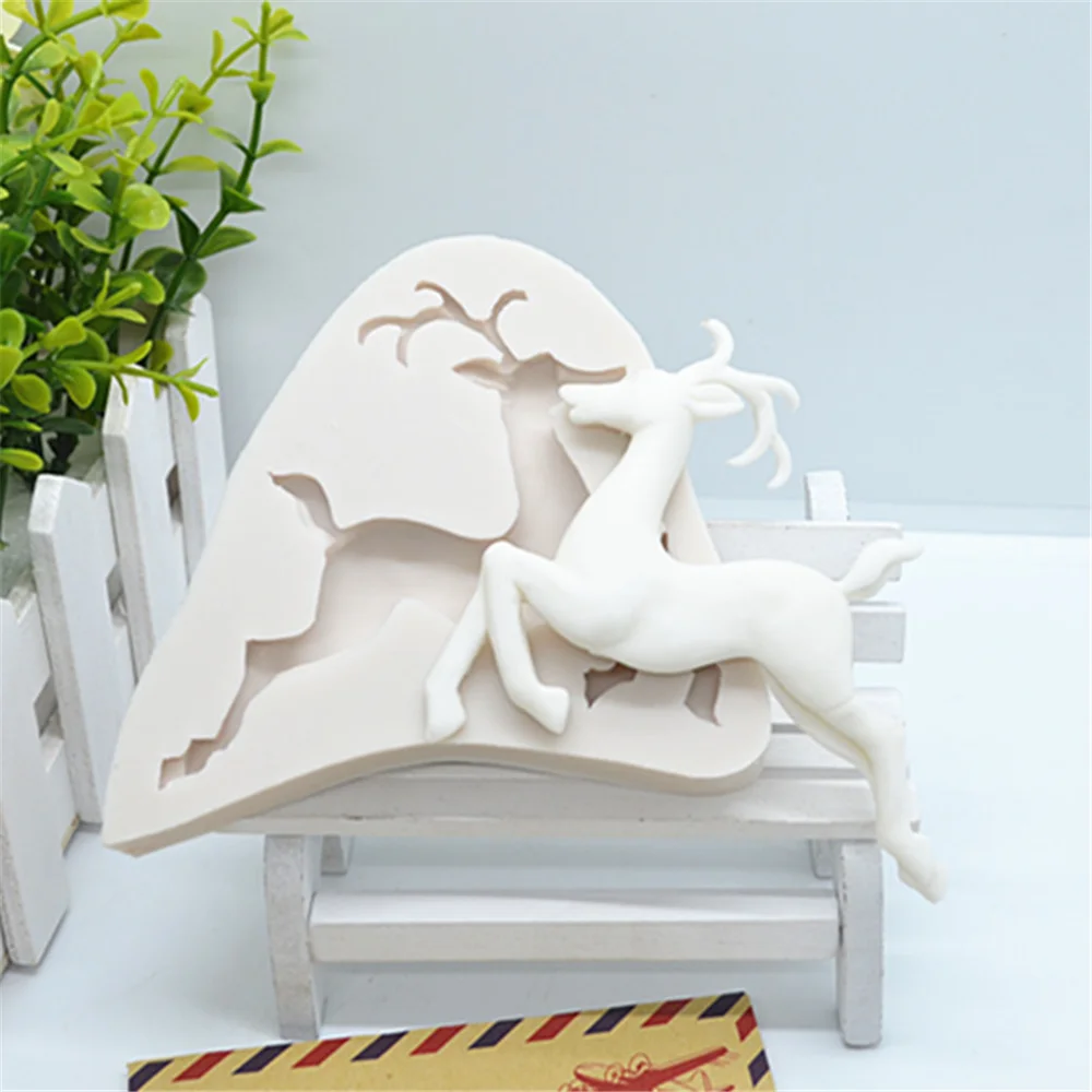 Luyou 1 pc Deer Silicone Cake Molds Fondant Molds Cake Decorating Tools Pastry Kitchen Baking Accessories
Luyou 1 pc Deer Silicone Cake Molds Fondant Molds Cake Decorating Tools Pastry Kitchen Baking Accessories