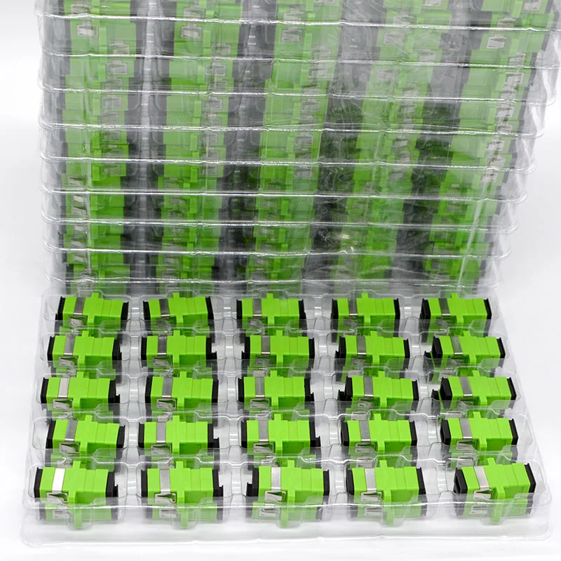 500pcs NEW Optical Fiber Adapter Connector Telecom Grade SC/APC Coupler Flange Environmental Protection Materials Wholesale
500pcs NEW Optical Fiber Adapter Connector Telecom Grade SC/APC Coupler Flange Environmental Protection Materials Wholesale