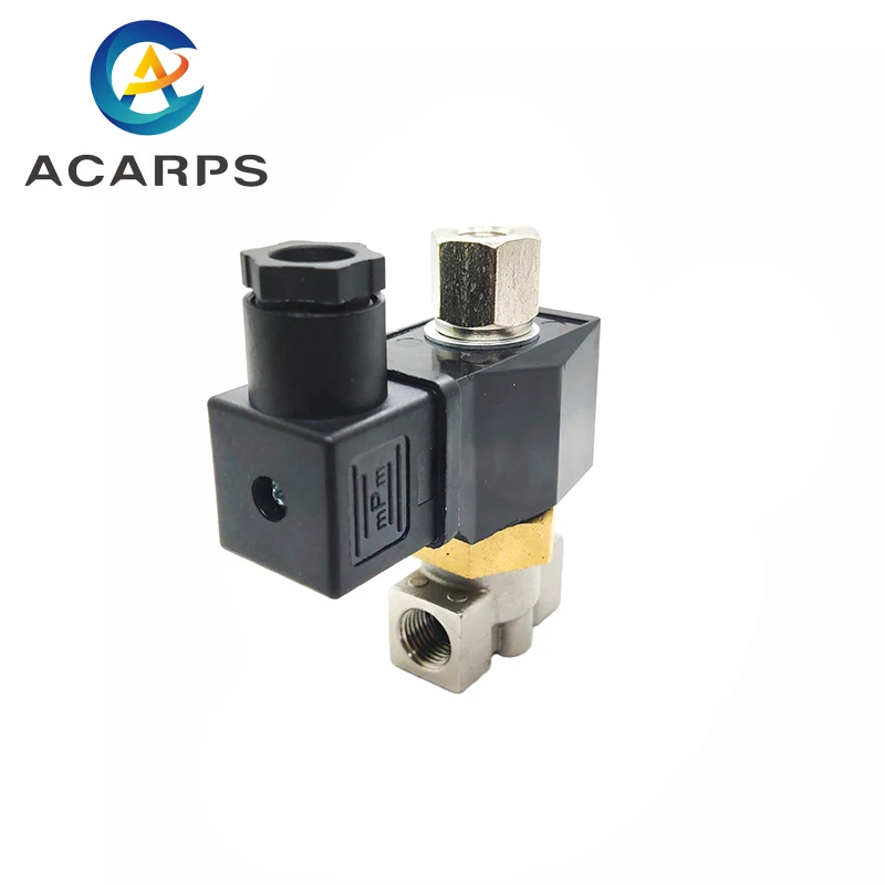1/4" Normally Open Stainless Steel Solenoid Valve 12V 24V 220V 24VDC For Water Gas Oil
1/4" Normally Open Stainless Steel Solenoid Valve 12V 24V 220V 24VDC For Water Gas Oil