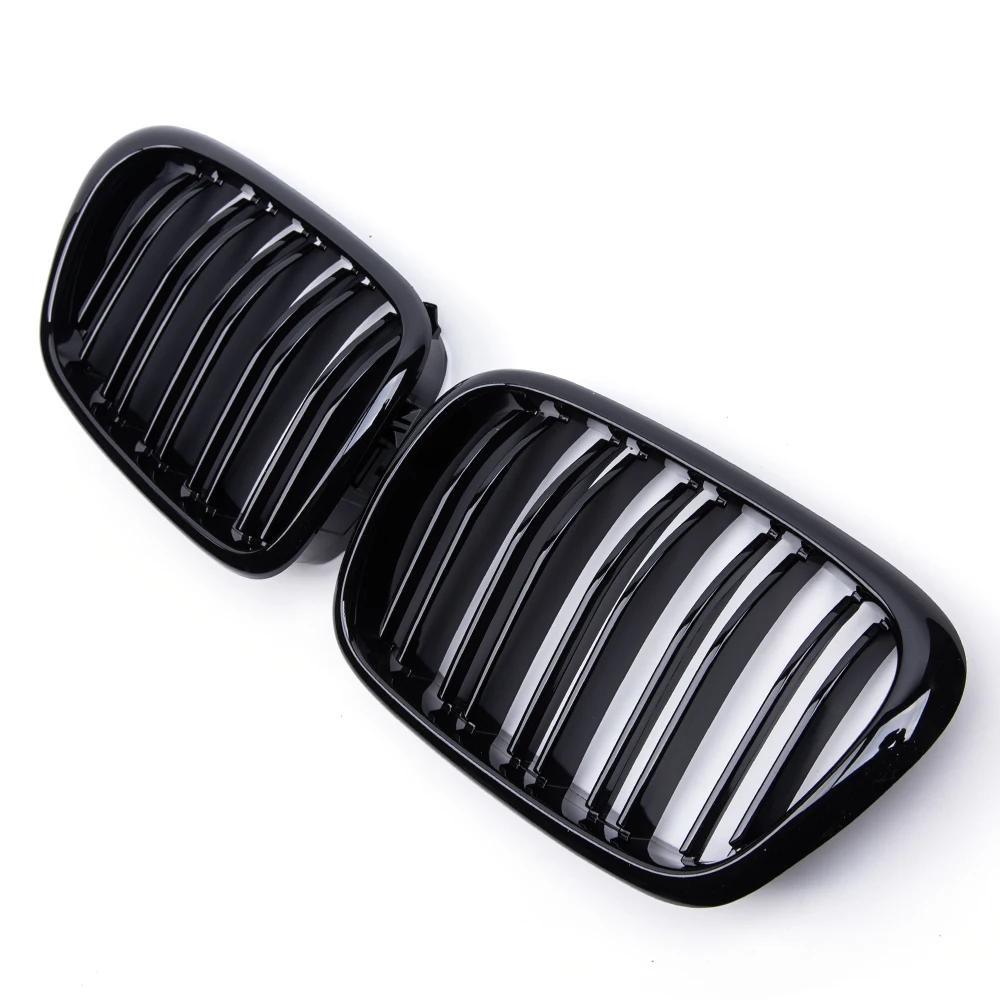 A Pair Dual Slat Car Front Grill Kidney Grille Racing Grill for BMW E39 5 Series 520 525 528 1999-2003 Auto Accessories
A Pair Dual Slat Car Front Grill Kidney Grille Racing Grill for BMW E39 5 Series 520 525 528 1999-2003 Auto Accessories