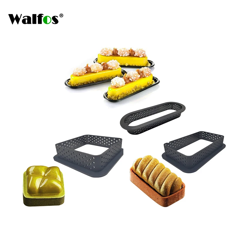 WALFOS food grade Circular Tart Ring French Dessert Stainless Steel Perforation Fruit Pie Quiche Cake Mousse Mold Kitchen Bakin
WALFOS food grade Circular Tart Ring French Dessert Stainless Steel Perforation Fruit Pie Quiche Cake Mousse Mold Kitchen Bakin