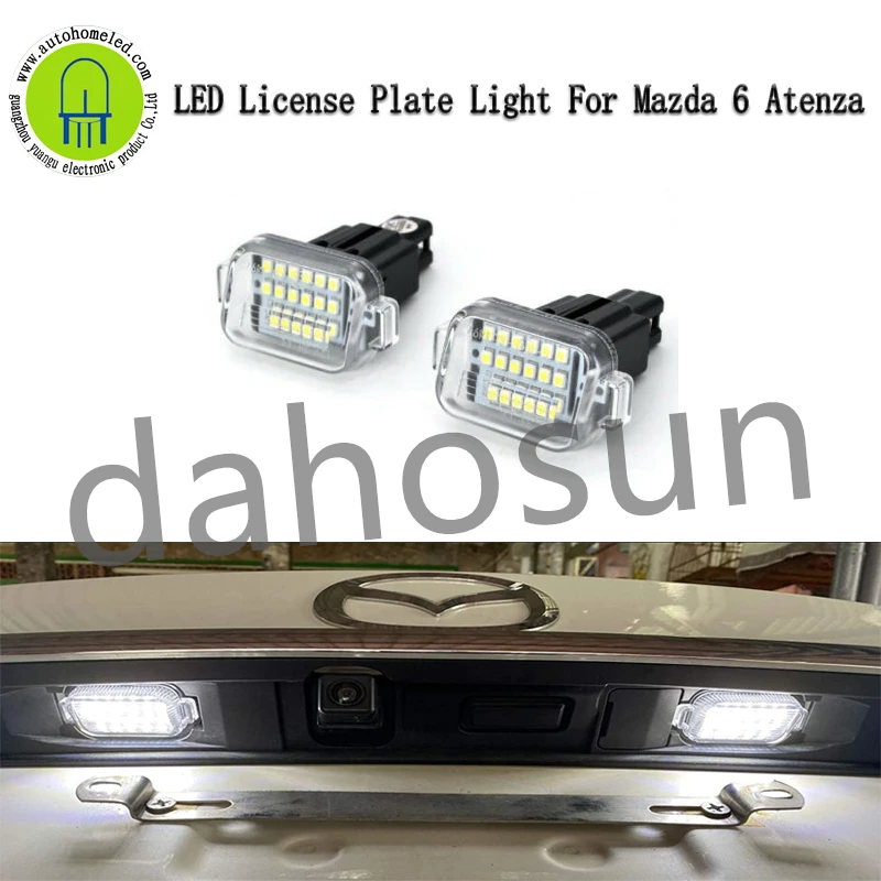 2Pcs White LED License Plate Light Assembly for Mazda 6 Atenza 2014-2020 Mazda3 Hatchback 14-18 Error Free Raer Tail Number Lamp
2Pcs White LED License Plate Light Assembly for Mazda 6 Atenza 2014-2020 Mazda3 Hatchback 14-18 Error Free Raer Tail Number Lamp