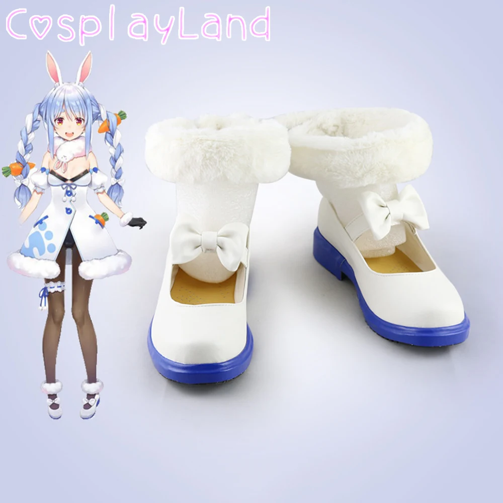 Vtuber Usada Pekora White Cosplay Boots Shoes Leather Shoes Cosplay Accessories Halloween Party Shoes for Women Shoes
Vtuber Usada Pekora White Cosplay Boots Shoes Leather Shoes Cosplay Accessories Halloween Party Shoes for Women Shoes