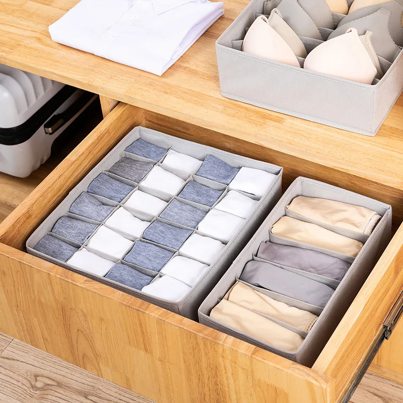 3PCS Washable Underwear Clothes Storage Box Foldable Non-Woven Fabric Drawer Closet Separation Storage Box Socks Shorts Bra
3PCS Washable Underwear Clothes Storage Box Foldable Non-Woven Fabric Drawer Closet Separation Storage Box Socks Shorts Bra