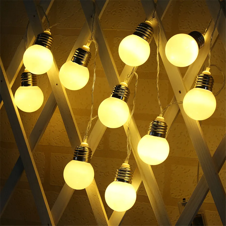 Battery Operated 10/20LED G45 Globe Ball String Lights Outdoor Home Garden Courtyard party Holiday Christmas Decoration Light
Battery Operated 10/20LED G45 Globe Ball String Lights Outdoor Home Garden Courtyard party Holiday Christmas Decoration Light