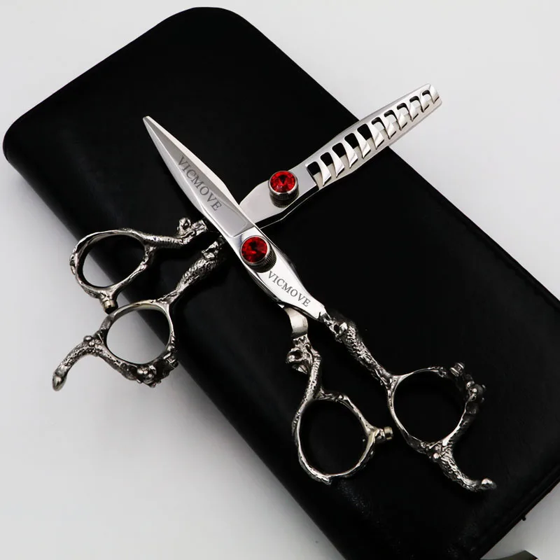 Pet Scissors Dog Grooming Straight Curved Cutting+Thinning Shears Kit for Animals Japan440C Tijeras High Quality Salon 6 Inch
Pet Scissors Dog Grooming Straight Curved Cutting+Thinning Shears Kit for Animals Japan440C Tijeras High Quality Salon 6 Inch
