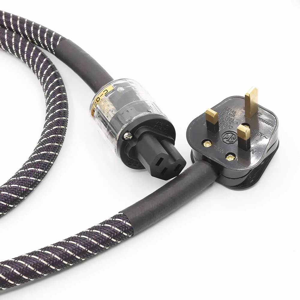 HIFI Audio UK power cable OFC copper Hifi Power Cable With Gold Plated UK Power Connector Hi-End Cable
HIFI Audio UK power cable OFC copper Hifi Power Cable With Gold Plated UK Power Connector Hi-End Cable