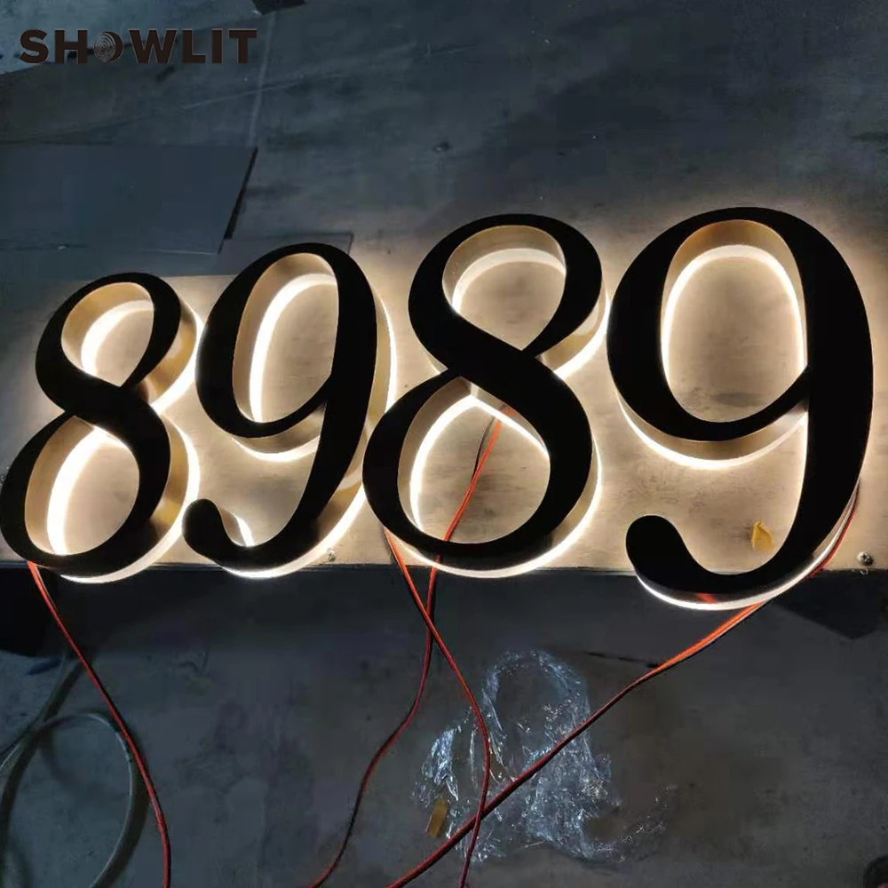 Антикварная бронза с подсветкой, дверные номера, освещение из нержавеющей стали, настенные вывески для дома, светодиодная подсветка, вывески
Антикварная бронза с подсветкой, дверные номера, освещение из нержавеющей стали, настенные вывески для дома, светодиодная подсветка, вывески