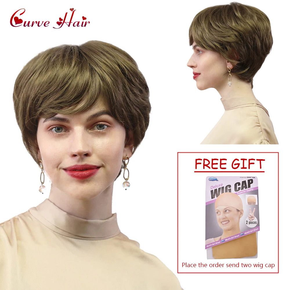 Fashion Synthetic Short Women Wig Hand Tied On Top Lace Front Female Wigs Natural Hairline White Lady Hairpieces Brown Blonde
Fashion Synthetic Short Women Wig Hand Tied On Top Lace Front Female Wigs Natural Hairline White Lady Hairpieces Brown Blonde