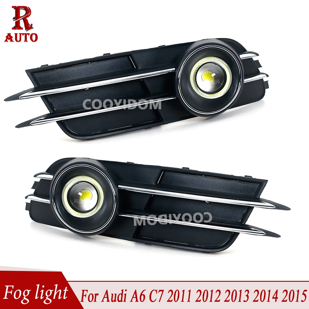 R-AUTO For Audi A6 C7 2011 2012 2013 2014 2015 1Pair Car Front Bumper Fog Light Grilles Fog Lamp Cover Racing Grilles 4GD807681B
R-AUTO For Audi A6 C7 2011 2012 2013 2014 2015 1Pair Car Front Bumper Fog Light Grilles Fog Lamp Cover Racing Grilles 4GD807681B